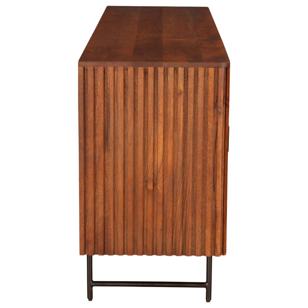 Home Trends &amp; Design Verbania 67" Sideboard in Pecan Brown, , large