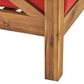 Hearth and Haven Brava Outdoor Club Chair with Cross-Back Design in Red, , large