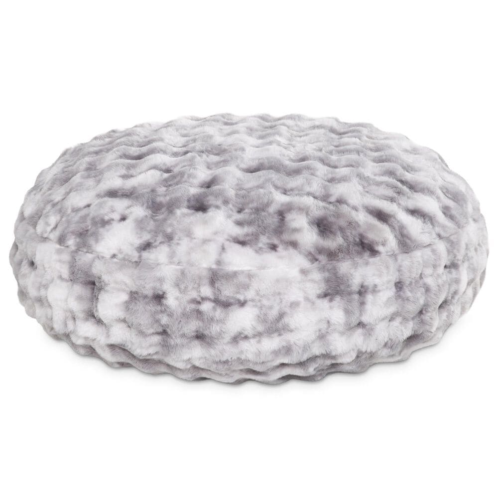 Jaxx Lil" Cuddler Cocoon Jr Kids Faux Fur Bean Bag Lounger in Phantom Grey, , large