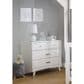 Sorelle Furniture Soho 4-Drawer Dresser in White and Natural, , large
