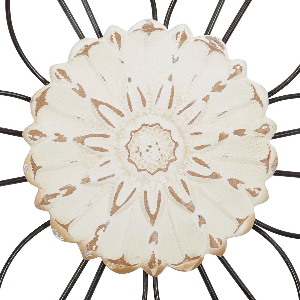 Maple and Jade 20.5&quot; x 18&quot; Floral Wall Decor in Black and Beige &#40;Set of 2&#41;, , large
