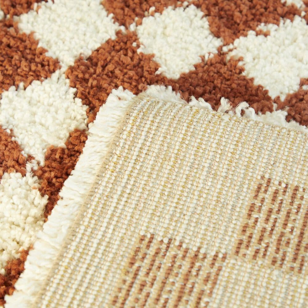 37B Stella Covey Orange 7'10" x 10' Area Rug, , large