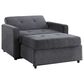 Steve Silver Convertible Sleeper Chair in Gray, , large