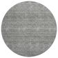 Dalyn Rug Company Soft Essentials Solid Gray 8" Round Indoor/Outdoor Area Rug, , large