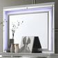 New Heritage Design Valentino Dresser Mirror in White and Silver, , large