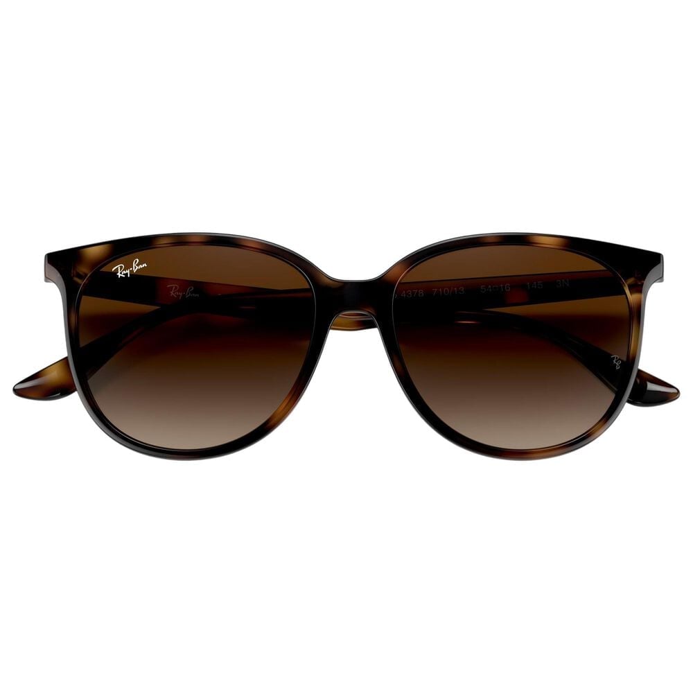 Rayban Glasses Sunglasses with Gradient Brown Lenses in Polished Havana, , large