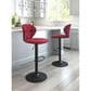Zuo Modern Salem Bar Stool in Red and Black, , large