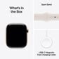 Apple Watch Series 10 GPS + Cellular 46mm Gold Titanium Case with Starlight Sport Band - S/M, , large
