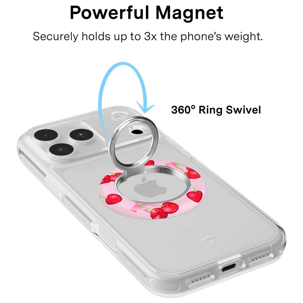 Velvet Caviar Gift Set with MagSafe Wallet, Grip Ring, Phone Charm in Sweet Cherry, , large