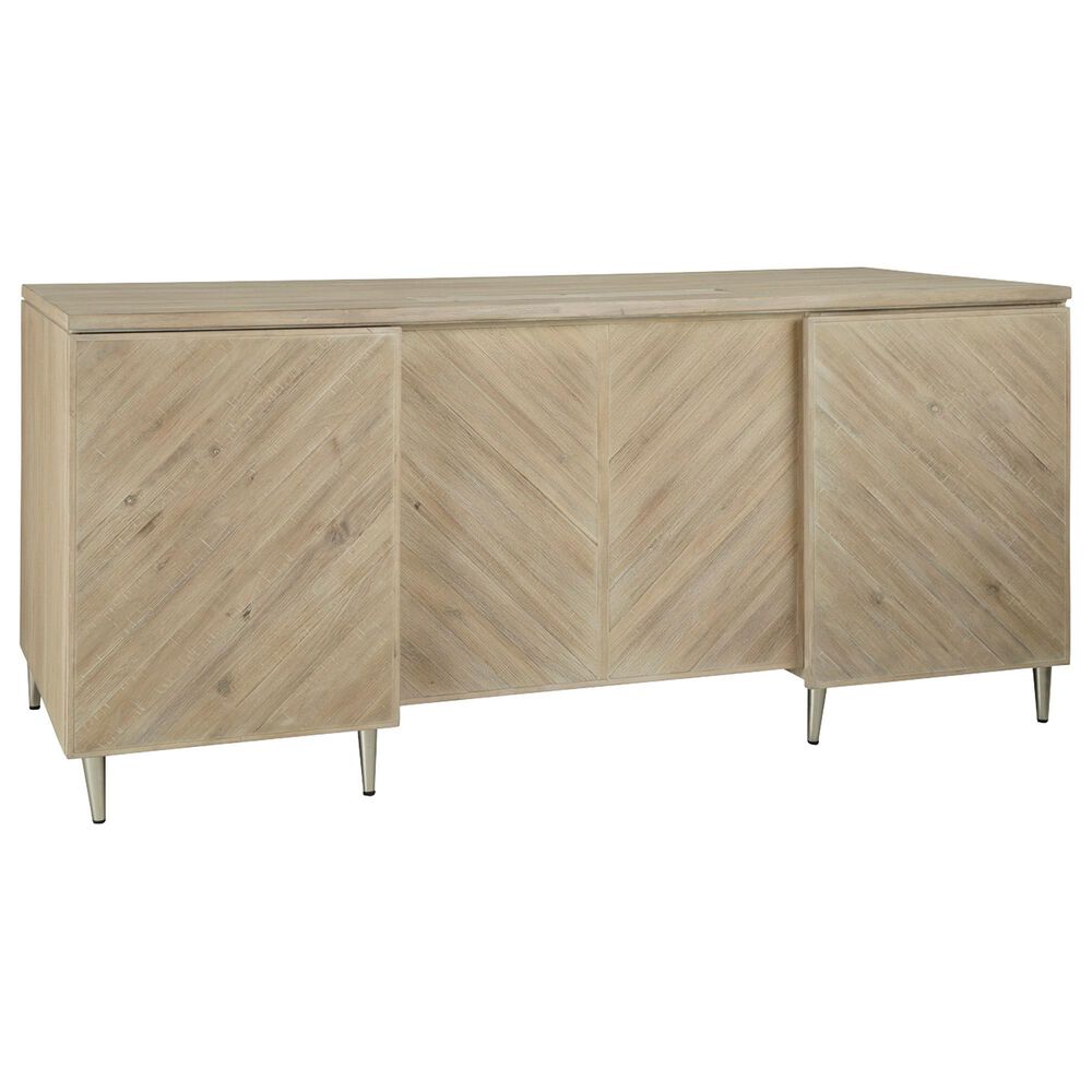 Riva Ridge Maddox 66&quot; Executive Desk in Biscotti, , large