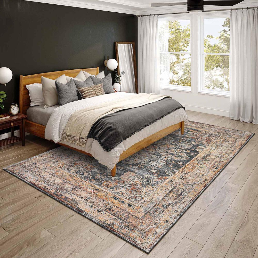 Dalyn Rug Company Jericho JC6 3&#39; x 5&#39; Charcoal Indoor/Outdoor Area Rug, , large