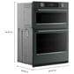 KitchenAid 6.4 Cu. Ft. Smart Electric Combo Wall Oven with Intelligent Cooking Camera in Juniper, , large