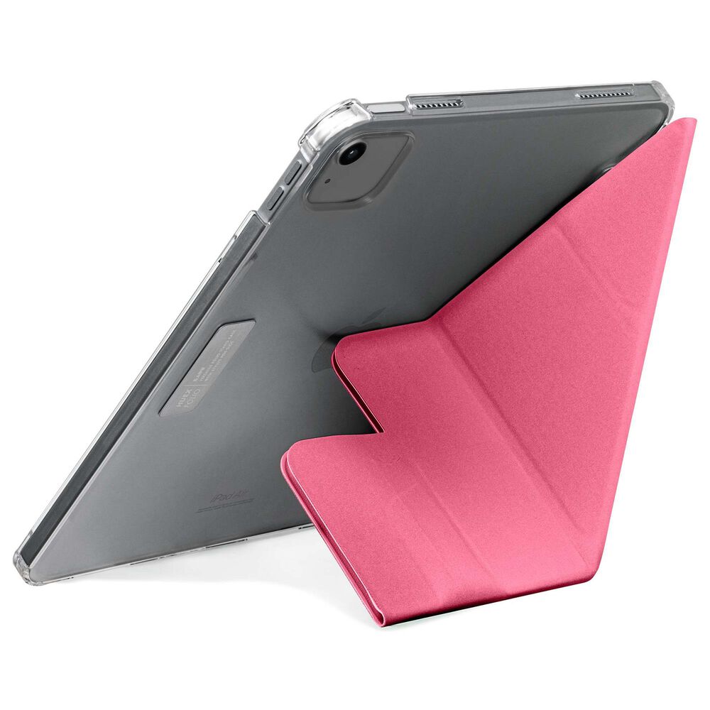 LAUT Huex Folio Versatile Stand Case with Stylus Pen Slot for iPad Air 11&quot; in Pink, , large