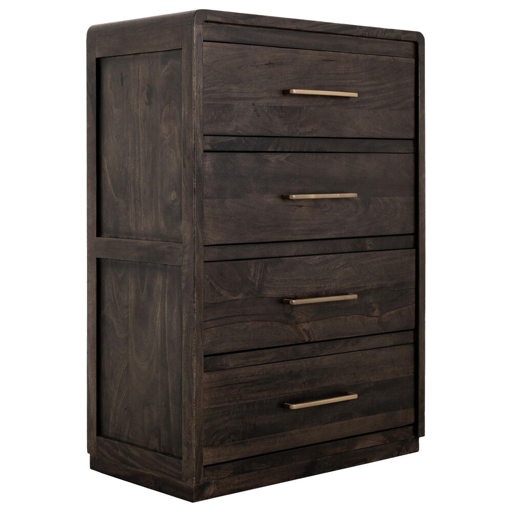 Fallridge Mezquite Queen Bed with Dresser, Chest, and Two Nightstands in Black Natural Grain, , large