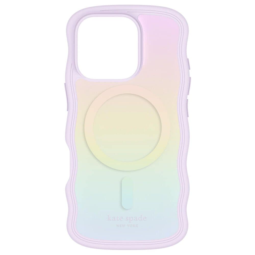 Kate Spade Wavy MagSafe Case for Apple iPhone 16 Pro in Opal Iridescent, , large