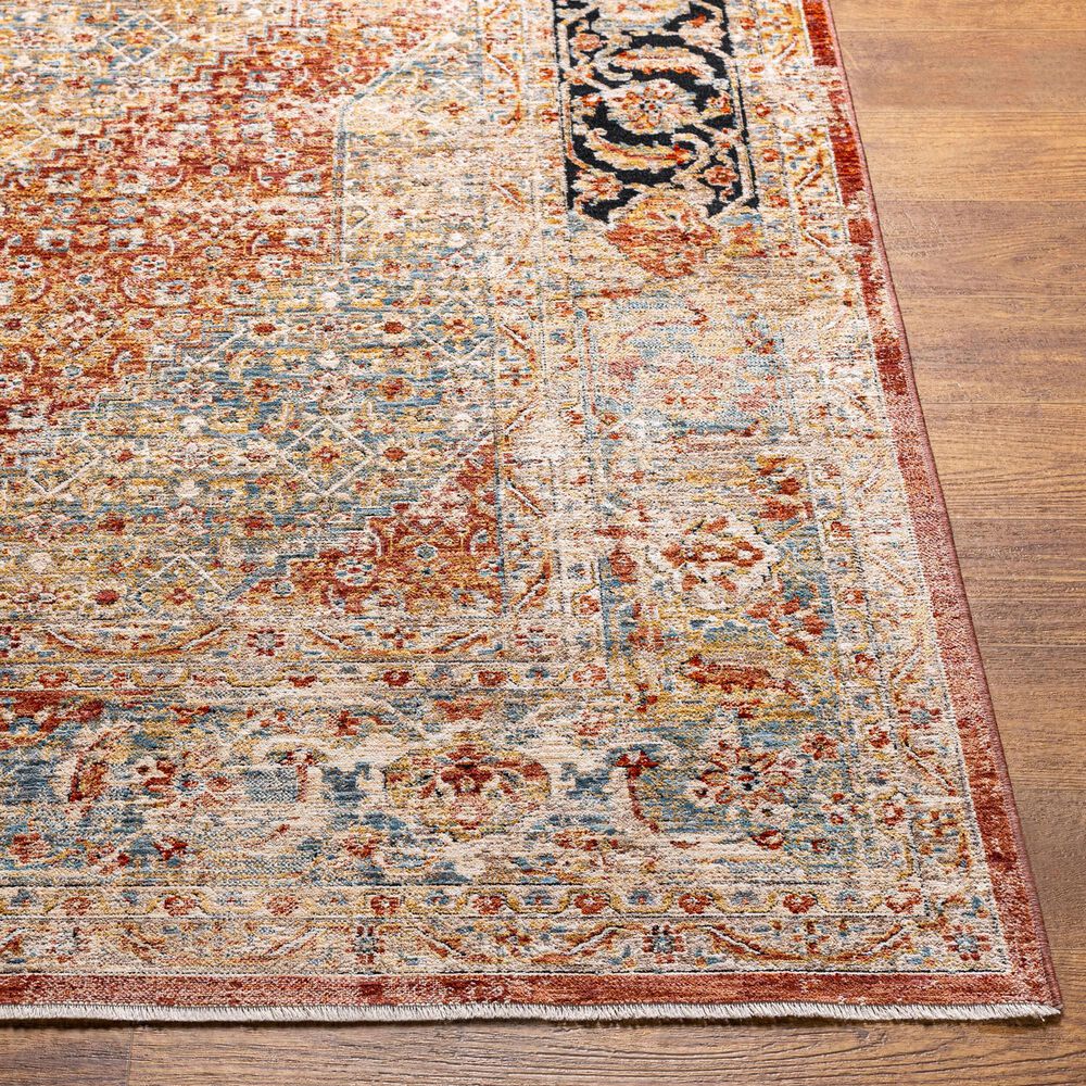 Surya Aspendos 10&#39; x 13&#39;11&quot; Black, Burgundy, Burnt Orange, Charcoal, Cream, Dark Blue, Denim, Dusty Pink, Light Gray and Must Area Rug, , large