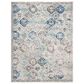Safavieh Madison MAD611A 10" x 14" Ivory and Aqua Area Rug, , large