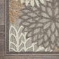 Nourison Aloha Floral 10" x 14" Natural Indoor/Outdoor Area Rug, , large