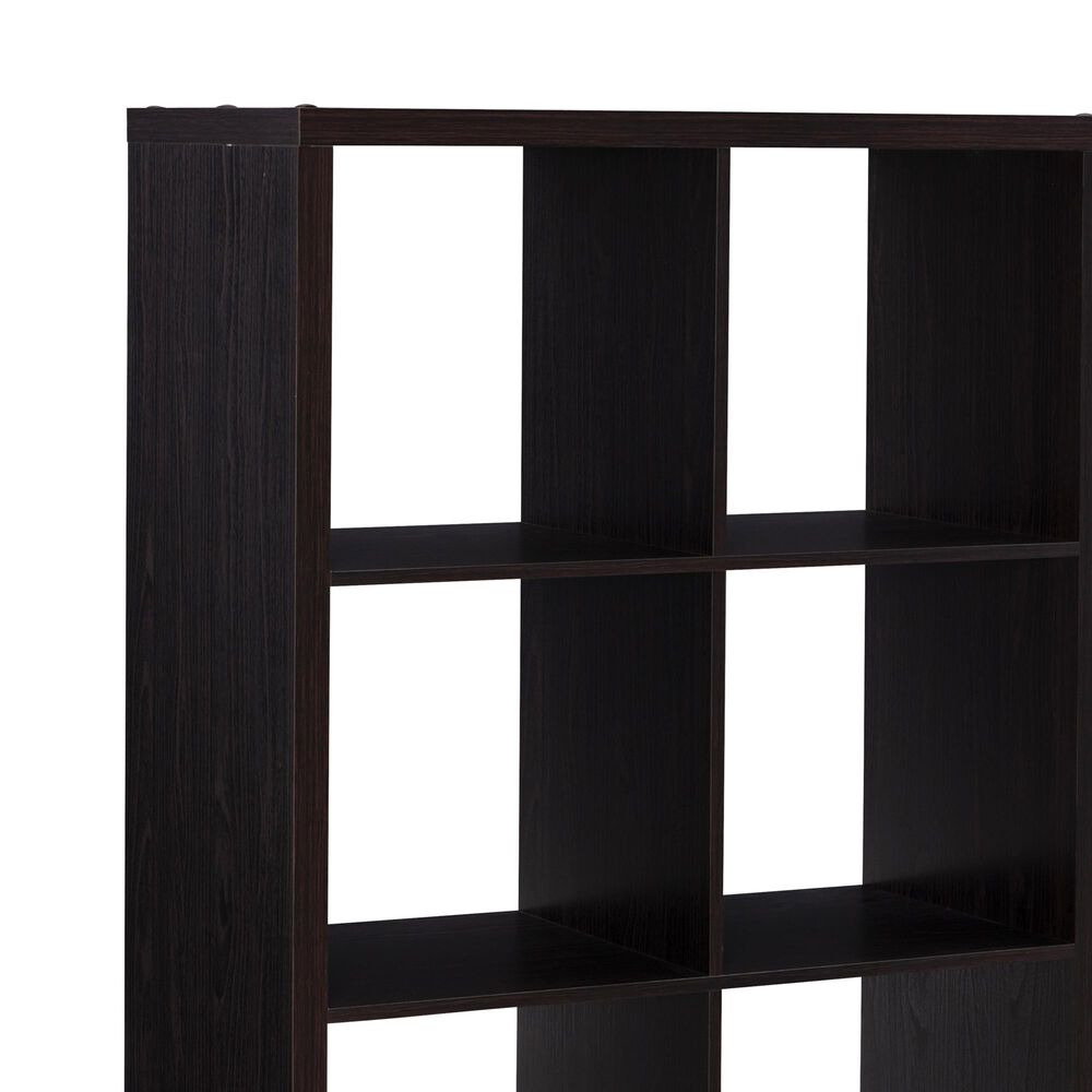 Linon Home Decor Galli 6-Shelf Bookcase in Espresso, , large