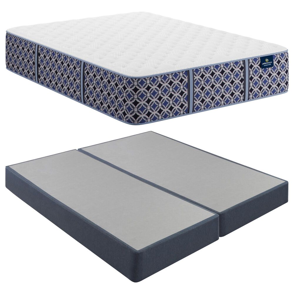 Serta Perfect Sleeper Signature Stevens Park Firm California King Mattress with Low Profile Box Springs, , large