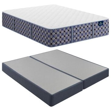 Serta Perfect Sleeper Signature Stevens Park Firm California King Mattress with Low Profile Box Springs, , large
