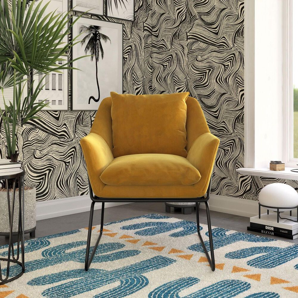 Tempaper Zebra Marble 198&quot; x 20.5&quot; Peel and Stick Wallpaper in Waverly White and Black, , large