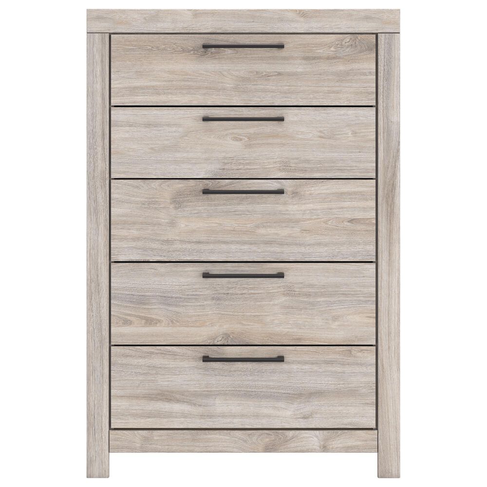 Ashley Broachmyn 5 Drawer Chest in Light Gray, , large