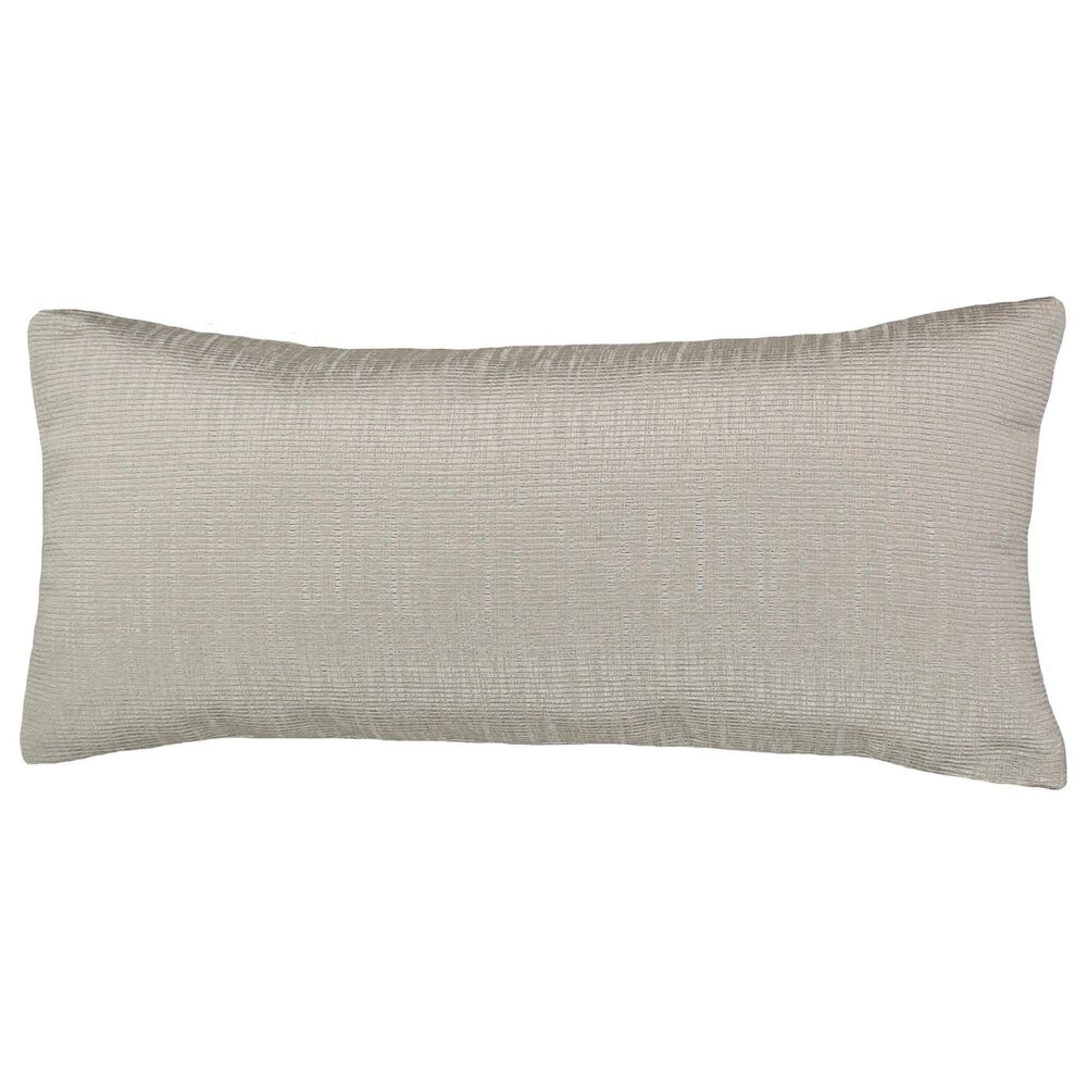 Ann Gish Strata 10" x 22" Lumbar Throw Pillow in Cream, , large