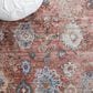 Safavieh Jasmine JSM338P 5"3" Square Rust and Blue Area Rug, , large