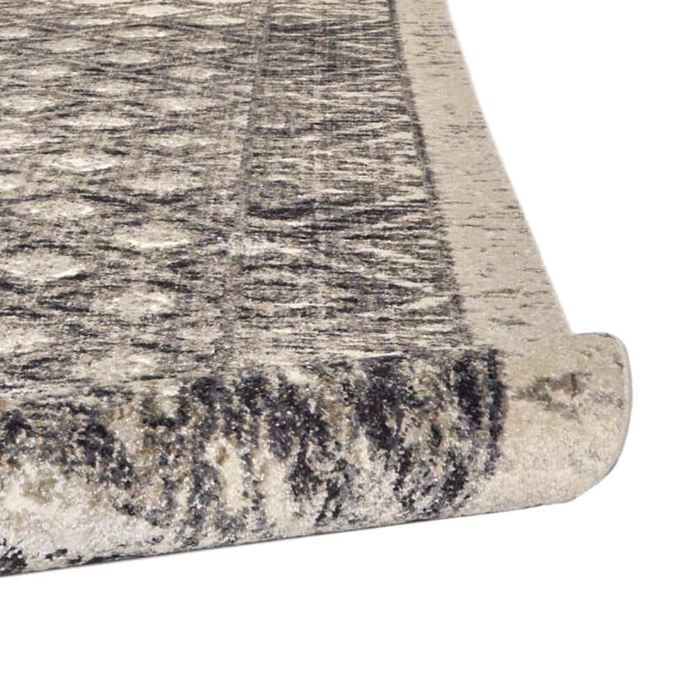Feizy Kano 6&#39;7&quot; x 9&#39;6&quot; Gray and Charcoal Area Rug, , large