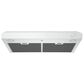 GE Appliances 30" Under the Cabinet Hood in White, , large