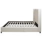 Jennifer Taylor Home Manhattan King Platform Bed in Light Beige, , large