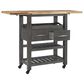 Parkerville Furniture Line Kauffman Kitchen Cart in Gray, , large