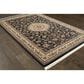 Oriental Weavers Masterpiece 033B 7"10" x 10"10" Navy Area Rug, , large