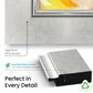 Deco TV Frames Premiere 85" Frame Bezel for Samsung the Frame TV in Contemporary Silver, , large