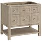 James Martin Vanities Breckenridge 36" Single Vanity in Whitewashed Oak with 3 cm White Zeus Quartz Top, , large