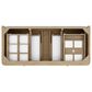 James Martin Allamari 48" Single Bathroom Vanity in Dune Mist with 3 cm Victorian Silver Silestone Top and Rectangular Sink, , large