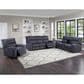 Steve Silver Lovell Power Reclining Sofa in Charcoal, , large