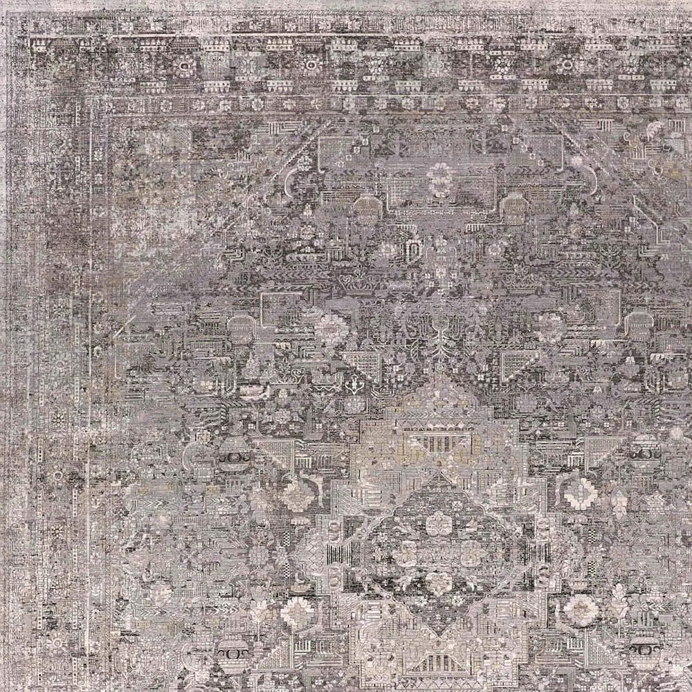 Feizy 3966F Sarrant Gray / Silver 12&#39; x 15&#39; Area Rug, , large