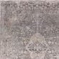 Feizy 3966F Sarrant Gray / Silver 12" x 15" Area Rug, , large