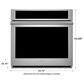 Monogram Statement 30" Electric Single Wall Oven with Convection in Stainless Steel, , large