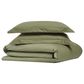 Pem America Classic Cotton 2-Piece Twin Duvet Set in Olive Green, , large