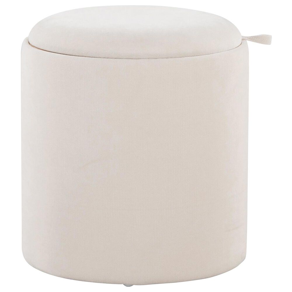 Lumisource Tray 2-Piece Nesting Ottoman Set in Cream, , large
