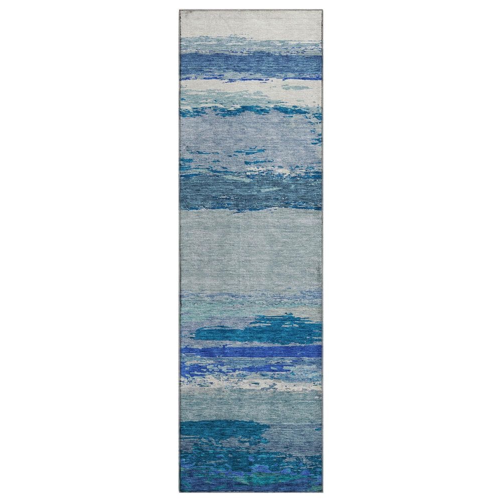 Dalyn Rug Company Trevi TV8 2"3" x 7"6" Blue Runner, , large