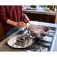 Joseph Joseph Space Steel Saute Pan with Folding Handle and Lid in Stainless Steel, , large