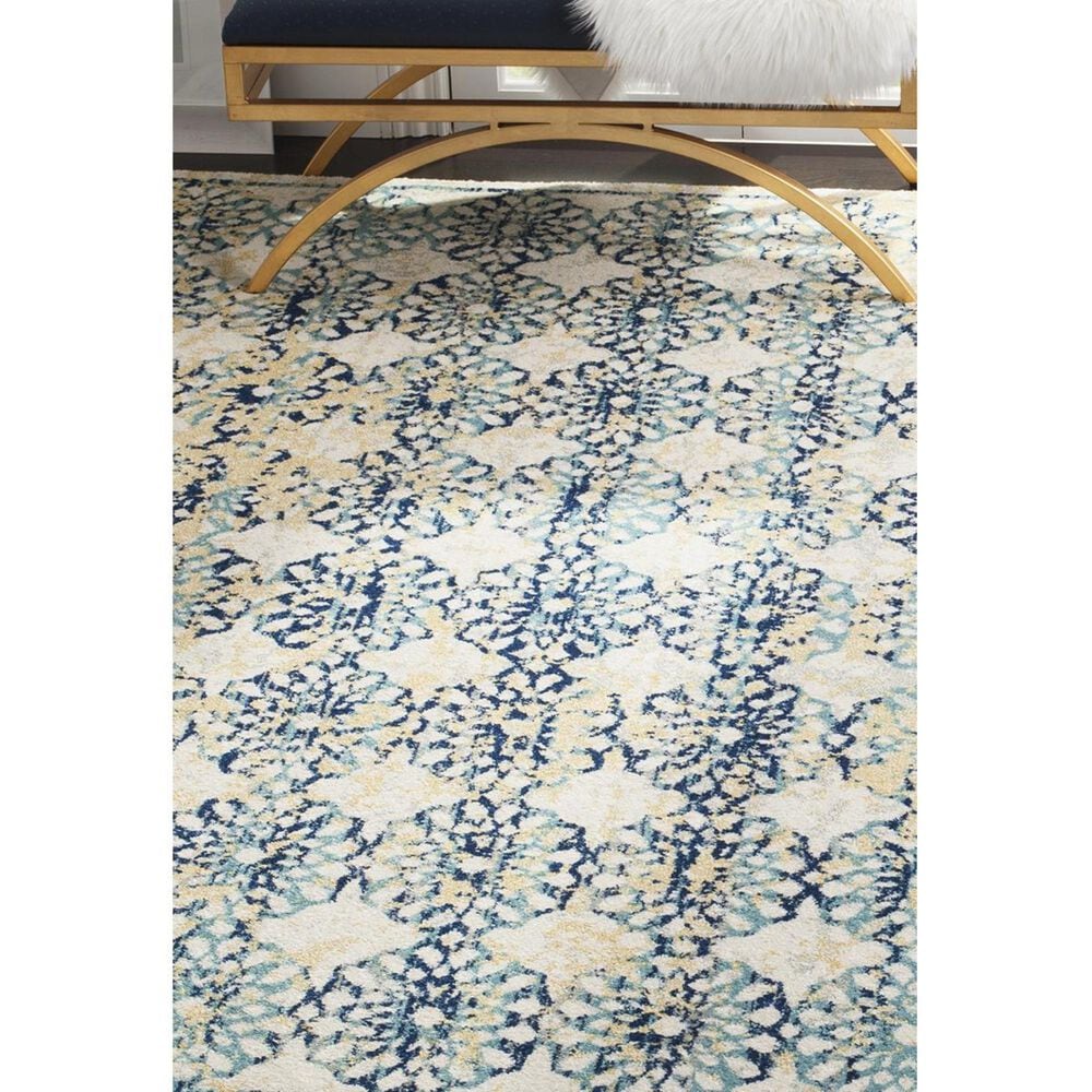 Safavieh Evoke EVK262C-4 4&#39; x 6&#39; Ivory/Blue Area Rug, , large