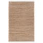 L&R Resources Natural Fiber 03386 5" x 7"9" Natural Area Rug, , large