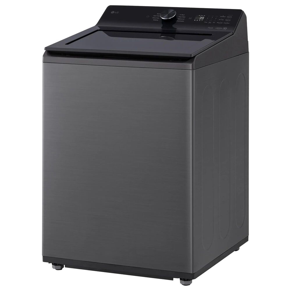 LG 5.0 Cu. Ft. Mega Capacity Smart Top Load Washer in Platinum Black, , large