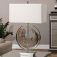 Uttermost Ambler Table Lamp in Polished Nickel, , large