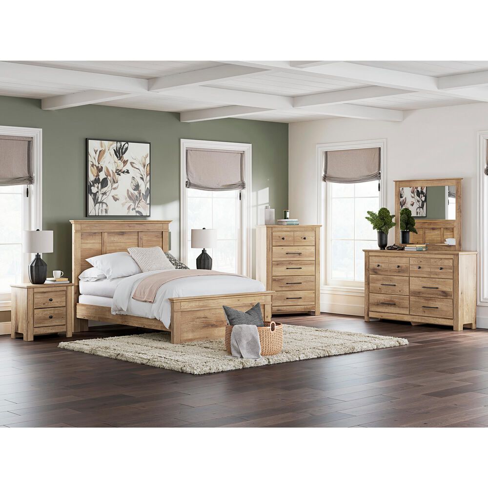 Ashley Makidern Full Panel Bed in Tan, , large